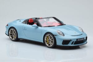 Porsche 911 991.2 Speedster Meissen Albastru GT Spirit 1:18 GT408 Rășină - imaginea 4 din 6