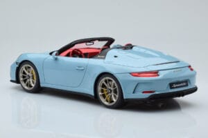 Porsche 911 991.2 Speedster Meissen Albastru GT Spirit 1:18 GT408 Rășină - imaginea 5 din 6