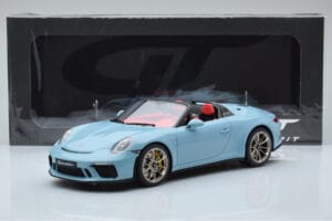 Porsche 911 991.2 Speedster Meissen Albastru GT Spirit 1:18 GT408 Rășină - imaginea 6 din 6