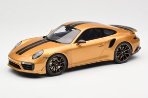 Porsche 911 991.2 Turbo S Exclusive Auriu GT Spirit 1:18 GT444