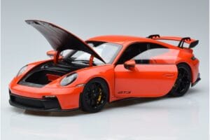 Porsche 911 992 GT3 Portocaliu Norev 1:18 187300 Metal - imaginea 2 din 7