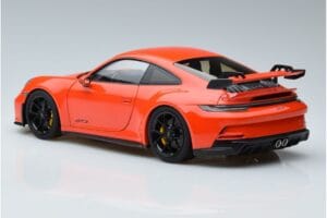 Porsche 911 992 GT3 Portocaliu Norev 1:18 187300 Metal - imaginea 6 din 7
