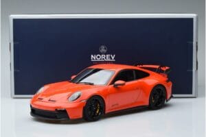 Porsche 911 992 GT3 Portocaliu Norev 1:18 187300 Metal - imaginea 7 din 7