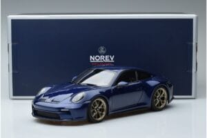 Porsche 911 992 GT3 Touring Package Albastru Metalizat Norev 1:18 187302 Metal - imaginea 7 din 7