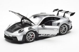 Porsche 911 992 GT3 Weissach Pack GT Argintiu Metalic Norev 1:18 187366 Metal - imaginea 2 din 8