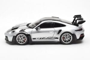 Porsche 911 992 GT3 Weissach Pack GT Argintiu Metalic Norev 1:18 187366 Metal - imaginea 4 din 8