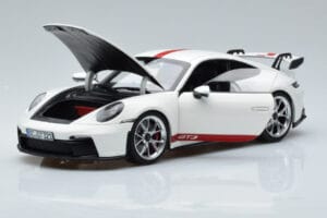 Porsche 911 992 GT3 Alb Norev 1:18 187306 Metal - imaginea 2 din 7
