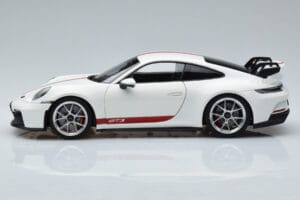 Porsche 911 992 GT3 Alb Norev 1:18 187306 Metal - imaginea 4 din 7