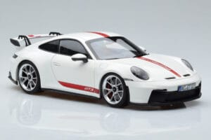 Porsche 911 992 GT3 Alb Norev 1:18 187306 Metal - imaginea 5 din 7