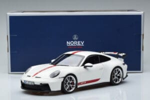 Porsche 911 992 GT3 Alb Norev 1:18 187306 Metal - imaginea 7 din 7