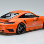 Porsche 911 992 Turbo S China 20th Anniversary Portocaliu Minichamps 1:18 - image 2 of 6