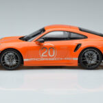 Porsche 911 992 Turbo S China 20th Anniversary Portocaliu Minichamps 1:18 - image 3 of 6