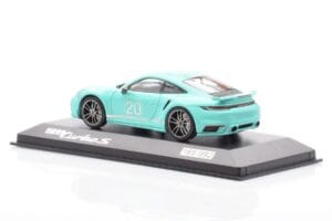 Porsche 911 992 Turbo S Mint Verde Minichamps 1:43 WAP0209070N003 Metal - imaginea 3 din 4