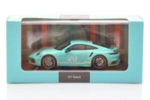 Porsche 911 992 Turbo S Mint Verde Minichamps 1:43 WAP0209070N003 Metal - imaginea 4 din 4