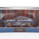 Porsche 911 992 Turbo S Oslo Albastru Minichamps 1:43 - image 4 of 4