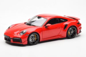 Porsche 911 992 Turbo S Sport Design Roșu Minichamps 1:18