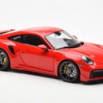 Porsche 911 992 Turbo S Sport Design Roșu Minichamps 1:18 - image 6 of 8
