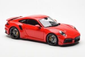 Porsche 911 992 Turbo S Sport Design Roșu Minichamps 1:18 113069078 Metal - imaginea 6 din 8