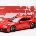 Porsche 911 992 Turbo S Sport Design Roșu Minichamps 1:18 - image 8 of 8