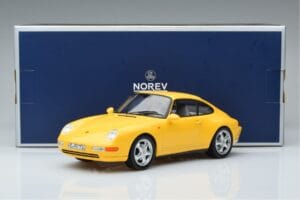 Porsche 911 993 Carrera Galben Norev 1:18 187596 Metal - imaginea 6 din 6