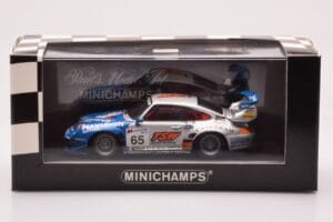 Porsche 911 993 GT2 #65 Roock Racing 24 Hours of Le Mans 1998 Minichamps 1:43 430986765 Metal - imaginea 4 din 4