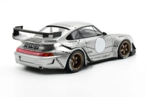 Porsche 911 993 RWB Argintiu Phantom Asia Edition GT Spirit 1:18 CLDC017 Rășină - imaginea 2 din 6