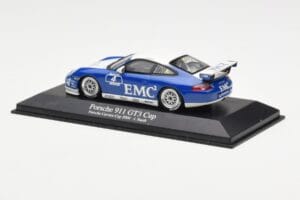 Porsche 911 996 GT3 Cup EMC2 #4 Hardt Porsche Carrera Cup 2004 Minichamps 1:43 400046204 Metal - imaginea 3 din 4