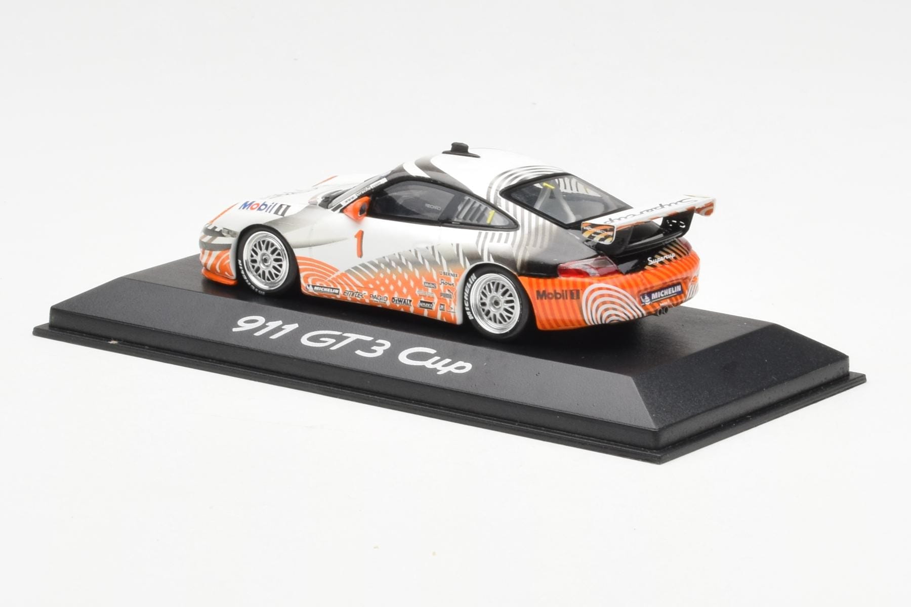 Porsche 911 996 GT3 Cup #1 Mobil 1 VIP Car Minichamps 1:43 WAP02012115 Metal - imaginea 3 din 4