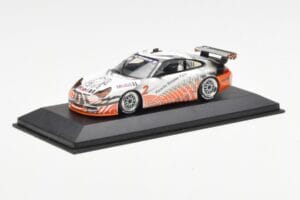 Porsche 911 996 GT3 Cup Mobil 1 #2 V. Ickx Carrera Cup 2004 Minichamps 1:43 403046282 Metal - imaginea 2 din 4
