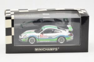 Porsche 911 996 GT3 Cup #57 M. Snow IMSA GT3 Challenge 2008 Minichamps 1:43 400086757 Metal - imaginea 4 din 4