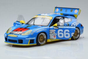 Porsche 911 996 GT3 R #6 24 Hours of Daytona GT Class Winner 2002 AUTOart 1:18 80273 Metal - imaginea 2 din 7