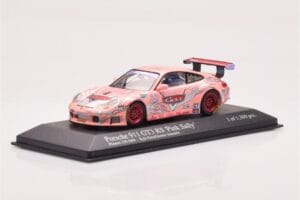 Porsche 911 996 GT3 RS Pink Sally #45 Petty / Jeanette Phoenix 250 2004 Minichamps 1:43 400046945 Metal - imaginea 2 din 4