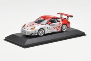 Porsche 911 996 GT3 RSR Flying Lizard #80 S. Neiman / J. Pechnik / J. Van Overbeek GT2 Class 24 Hours of Le Mans 2005 Minicha - imaginea 2 din 4