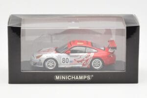 Porsche 911 996 GT3 RSR Flying Lizard #80 S. Neiman / J. Pechnik / J. Van Overbeek GT2 Class 24 Hours of Le Mans 2005 Minicha - imaginea 4 din 4
