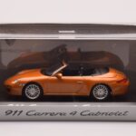 Porsche 911 997 Carrera 4 Cabriolet Portocaliu Metalic Minichamps 1:43 - image 4 of 4