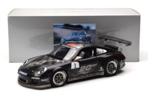 Porsche 911 997 GT3 Cup #1 20th Anniversary Carrera Cup 2010 Minichamps 1:18 WAP0210090B Metal - imaginea 8 din 8