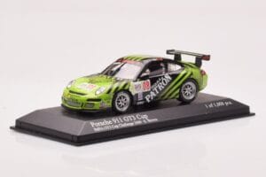 Porsche 911 997 GT3 Cup #8 E. Brown IMSA GT3 Challenge 2009 Minichamps 1:43 400096708 Metal - imaginea 2 din 4