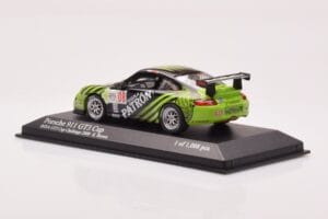 Porsche 911 997 GT3 Cup #8 E. Brown IMSA GT3 Challenge 2009 Minichamps 1:43 400096708 Metal - imaginea 3 din 4