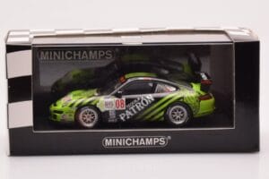 Porsche 911 997 GT3 Cup #8 E. Brown IMSA GT3 Challenge 2009 Minichamps 1:43 400096708 Metal - imaginea 4 din 4