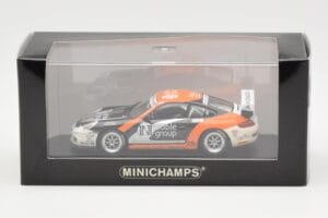 Porsche 911 997 GT3 Cup Noble Group #9 R. Meins Carrera Cup Asia Macau 2007 Minichamps 1:43 400076419 Metal - imaginea 4 din 4