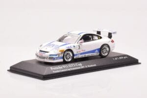 Porsche 911 997 GT3 Cup Porsche Carrera Cup #3 R. Westbrook 2007 Minichamps 1:43 400076483 Metal - imaginea 2 din 4