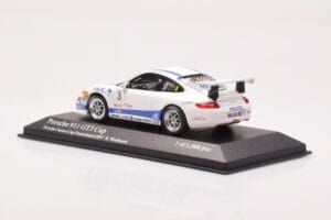 Porsche 911 997 GT3 Cup Porsche Carrera Cup #3 R. Westbrook 2007 Minichamps 1:43 400076483 Metal - imaginea 3 din 4