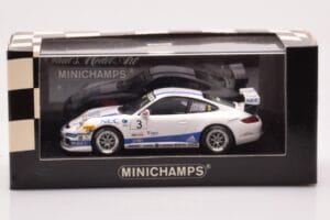 Porsche 911 997 GT3 Cup Porsche Carrera Cup #3 R. Westbrook 2007 Minichamps 1:43 400076483 Metal - imaginea 4 din 4