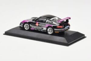 Porsche 911 997 GT3 Cup Swissvax #30 K. Sasaki Carrera Cup Asia Macau 2007 Minichamps 1:43 400076430 Metal - imaginea 3 din 4