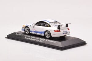 Porsche 911 997 GT3 Cup #3 Team Araxa Racing R. Westbrook Porsche Carrera Cup 2007 Minichamps 1:43 WAP02012318VKK Metal - imaginea 3 din 4