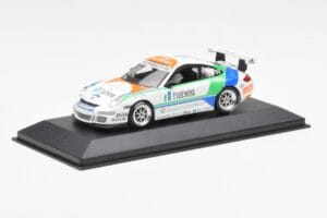 Porsche 911 997 GT3 Cup Tsuchiya #80 K. Sawa Carrera Cup Asia Macau 2007 Minichamps 1:43 400076480 Metal - imaginea 2 din 4