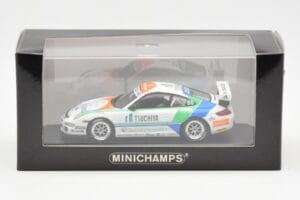 Porsche 911 997 GT3 Cup Tsuchiya #80 K. Sawa Carrera Cup Asia Macau 2007 Minichamps 1:43 400076480 Metal - imaginea 4 din 4