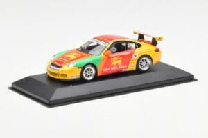 Porsche 911 997 GT3 Cup Visit Sri Lanka #6 D. Malagamuwa Carrera Cup Asia Macau 2007 Minichamps 1:43 400076406 Metal - imaginea 2 din 4