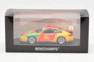 Porsche 911 997 GT3 Cup Visit Sri Lanka #6 D. Malagamuwa Carrera Cup Asia Macau 2007 Minichamps 1:43 400076406 Metal - imaginea 4 din 4
