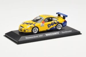 Porsche 911 997 GT3 #15 K. Burt Porsche Michelin Supercup 2006 Minichamps 1:43 WAP02013417 Metal - imaginea 2 din 4